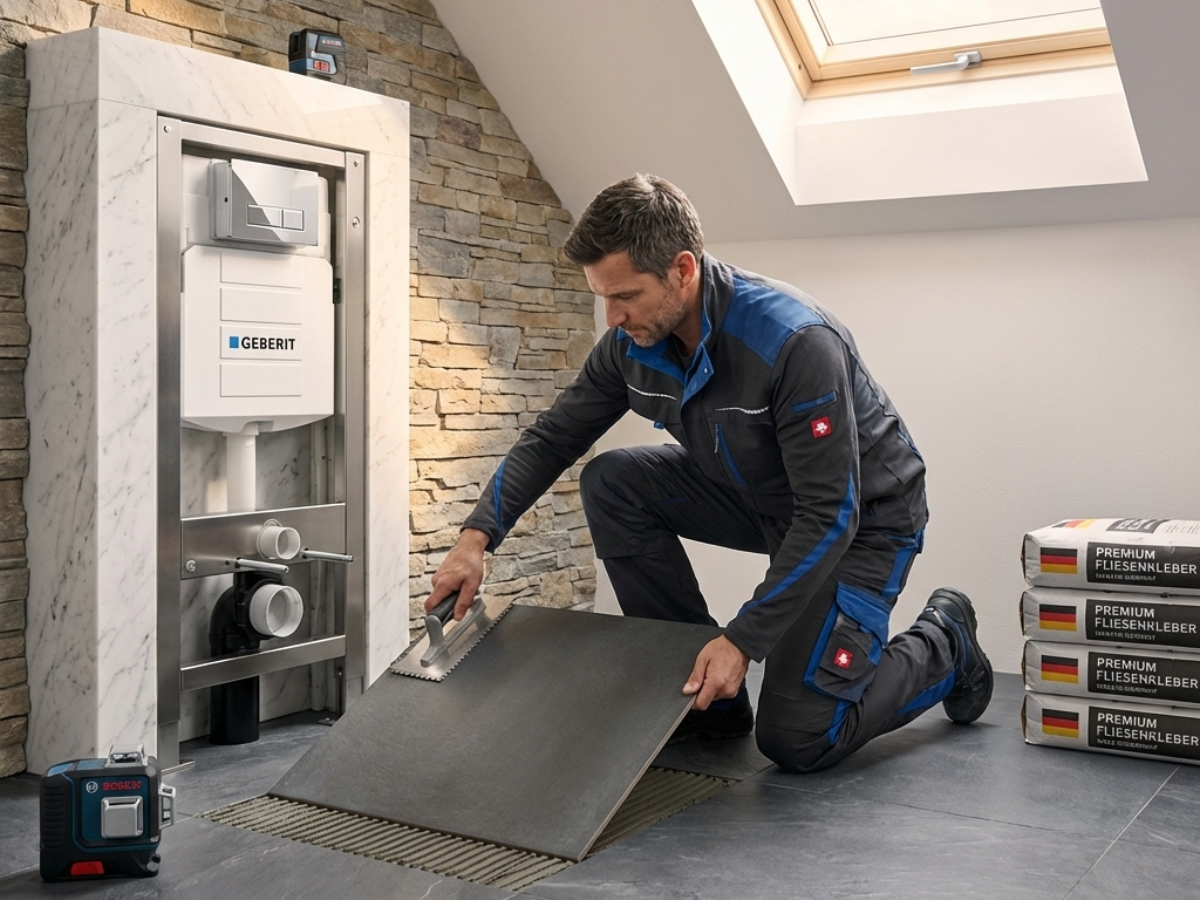 Fliesen fachgerecht verlegen lassen in Marbach