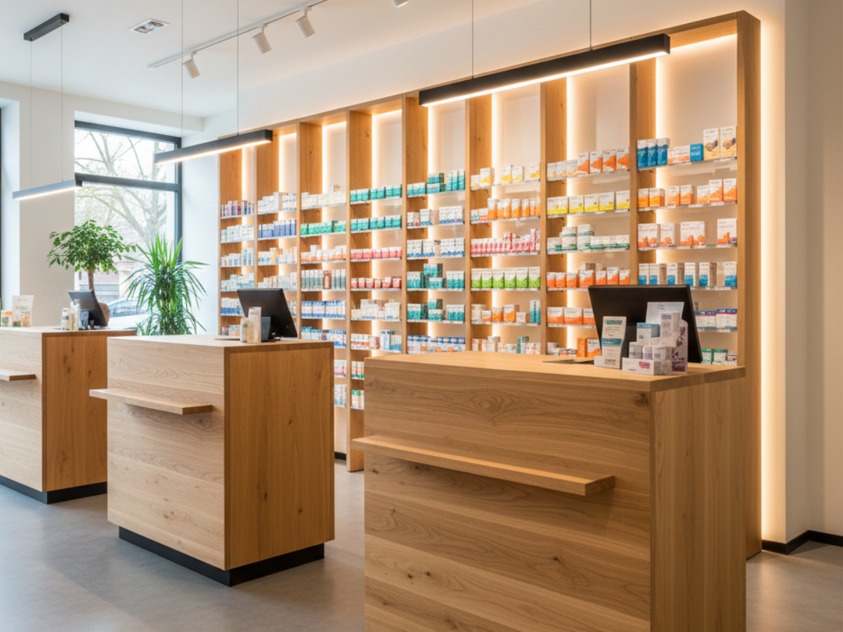 Ihre Vorteile mit einer maßgeschneiderten Apothekeneinrichtung