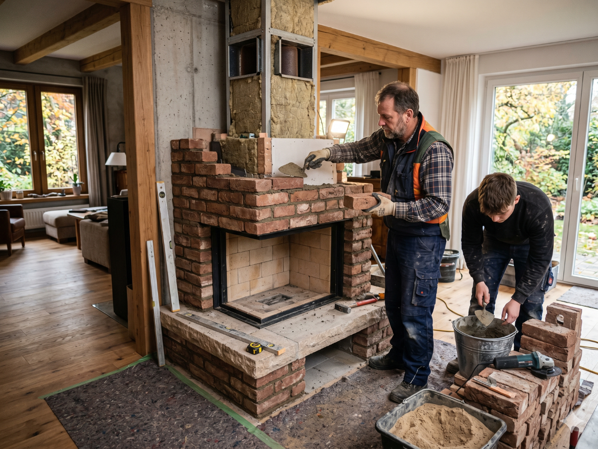 Vorteile eines Kamins vom lokalen Handwerksbetrieb